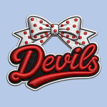 DEVILS BOW - Infant Premium Jersey Bib Design
