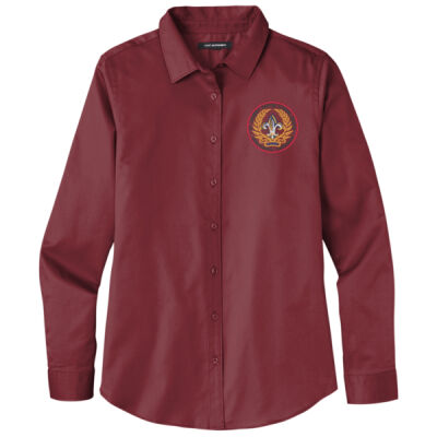 POLO - Ladies Long Sleeve SuperPro React Twill Shirt Thumbnail