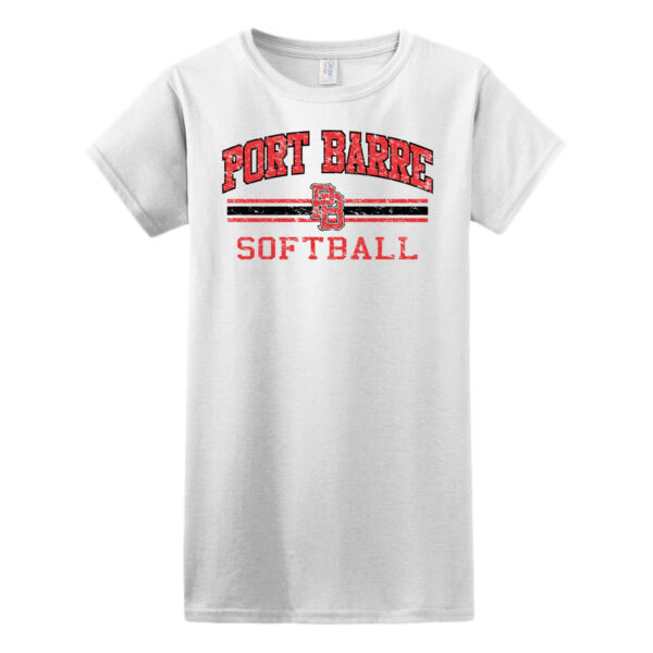 Softstyle  Women's T Shirt SL RD 2 Thumbnail