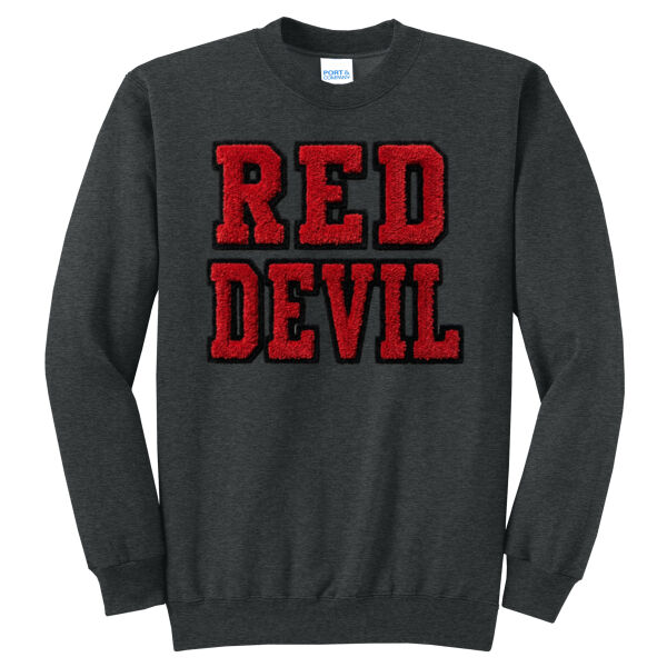 FAUX LETTERMAN SST11 - Core Fleece Crewneck Sweatshirt 2 Thumbnail