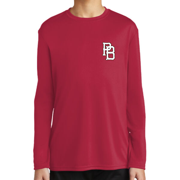 USA FLAG FL22 - Youth Long Sleeve Performance Tee Thumbnail