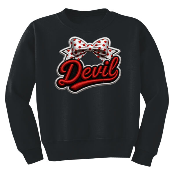 Youth Heavy Blend™ Crewneck Sweatshirt DEVIL BOW Thumbnail