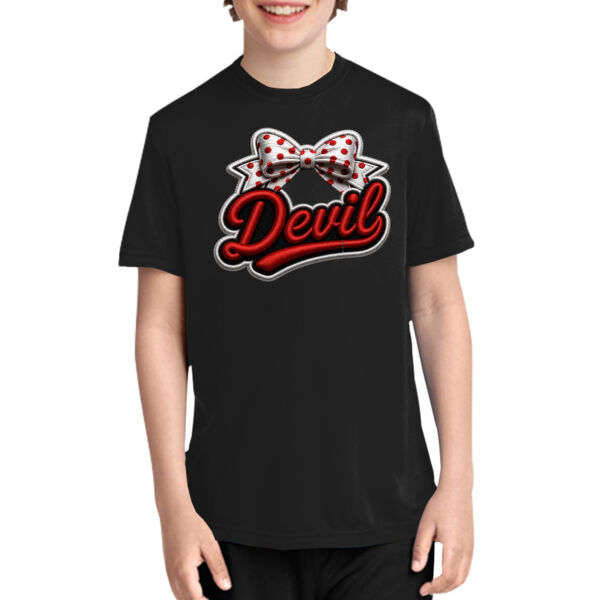 YOUTH  DEVILS BOW -PC380Y Youth Performance Tee Thumbnail