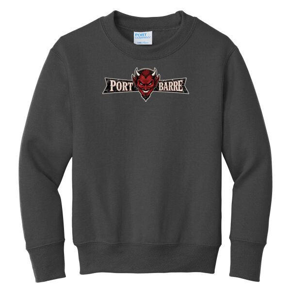 64ONE12.27 PC78Y Youth Core Fleece Crewneck Sweatshirt Thumbnail