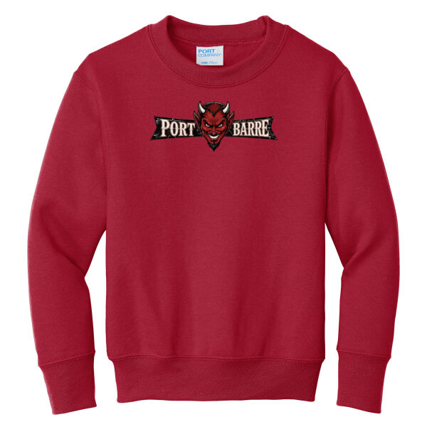 PBONE 30WB - Youth Core Fleece Crewneck Sweatshirt Thumbnail