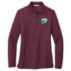 Ladies Silk Touch Long Sleeve Polo Thumbnail