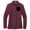 Ladies Silk Touch Long Sleeve Polo Thumbnail